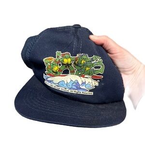 Vintage 1989 Teenage Mutant Ninja Turtles Hat Cap Child TMNT Original Mirage